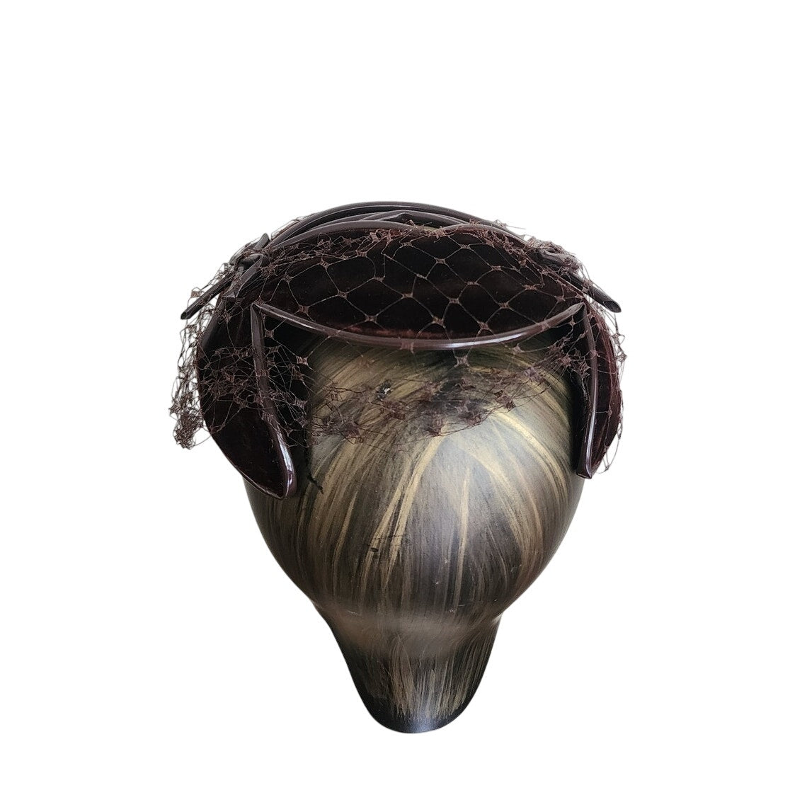 Vintage 50s Bes-Ben Hat in Brown Velvet