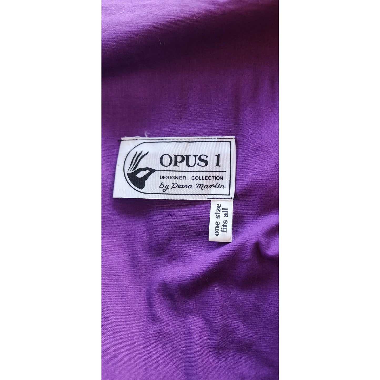 Vintage 80s Blazer in Bold Cotton Mexican Applique Purple Pink Blue Opus1