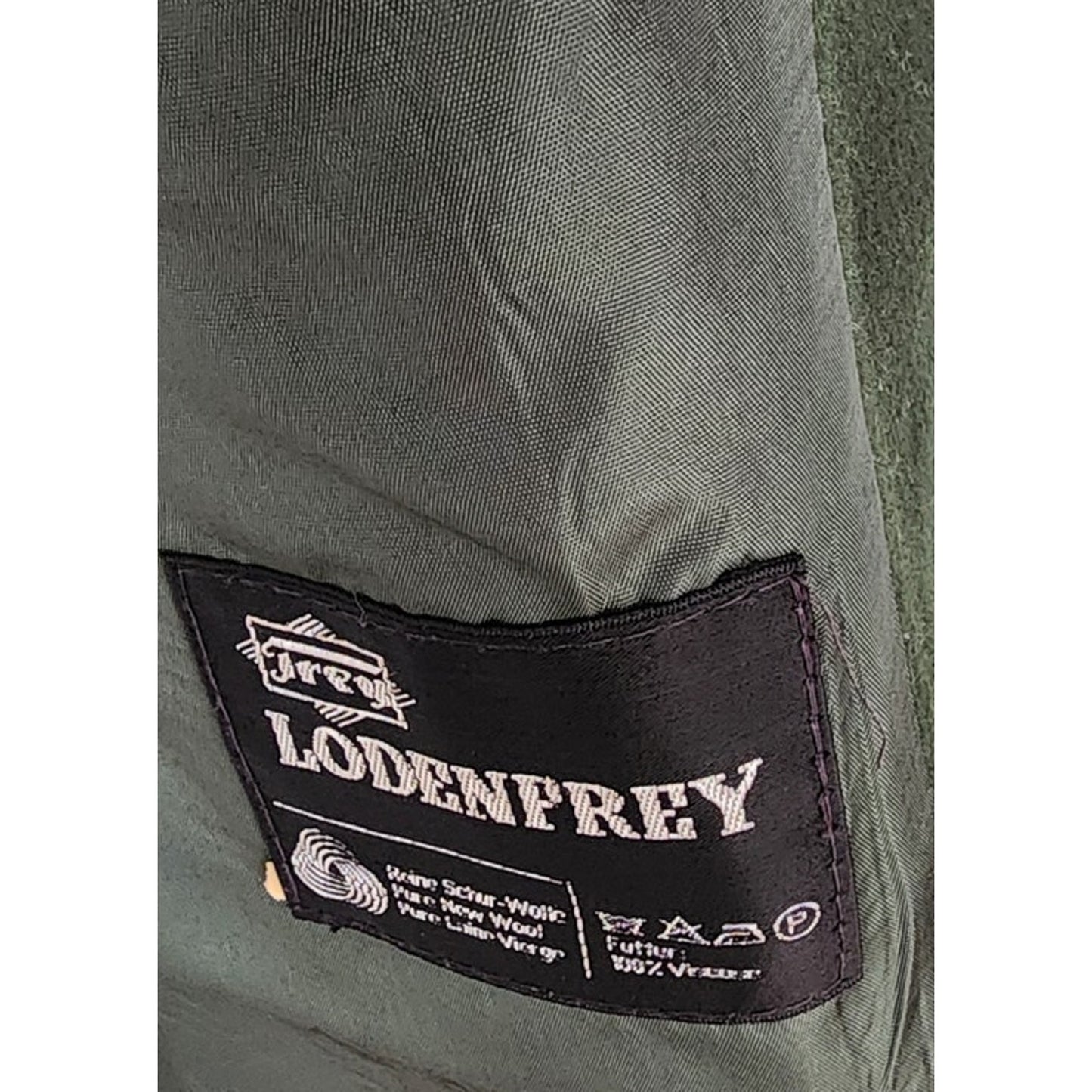 Vintage LODENFREY Riding Jacket Gray Boiled Wool Austria