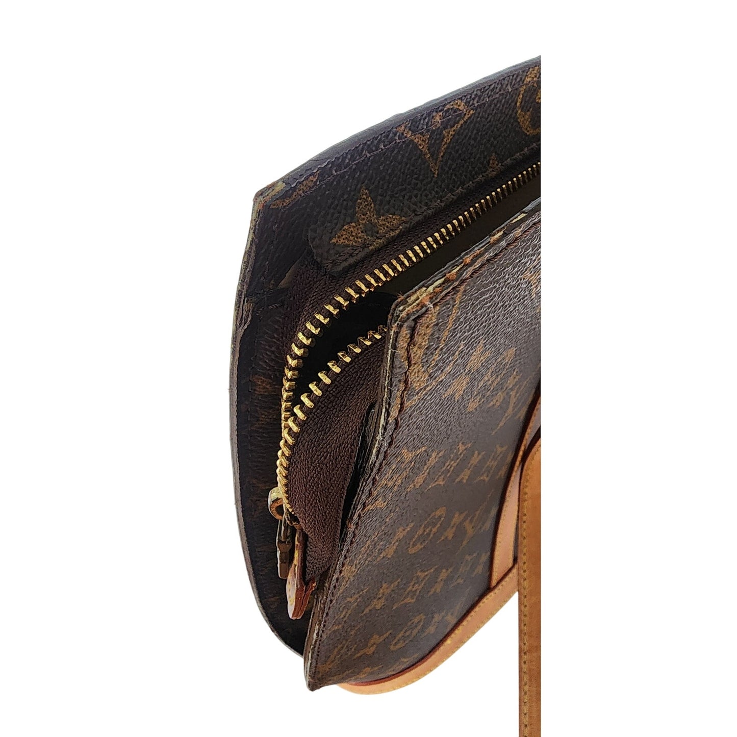 Vintage 1990s Louis Vuitton Babylone Tote Bag Monogram Brown Leather