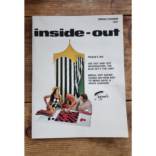 Vintage 60s Housewares Catalog Interior Design Decor Pogue's Inside-Out