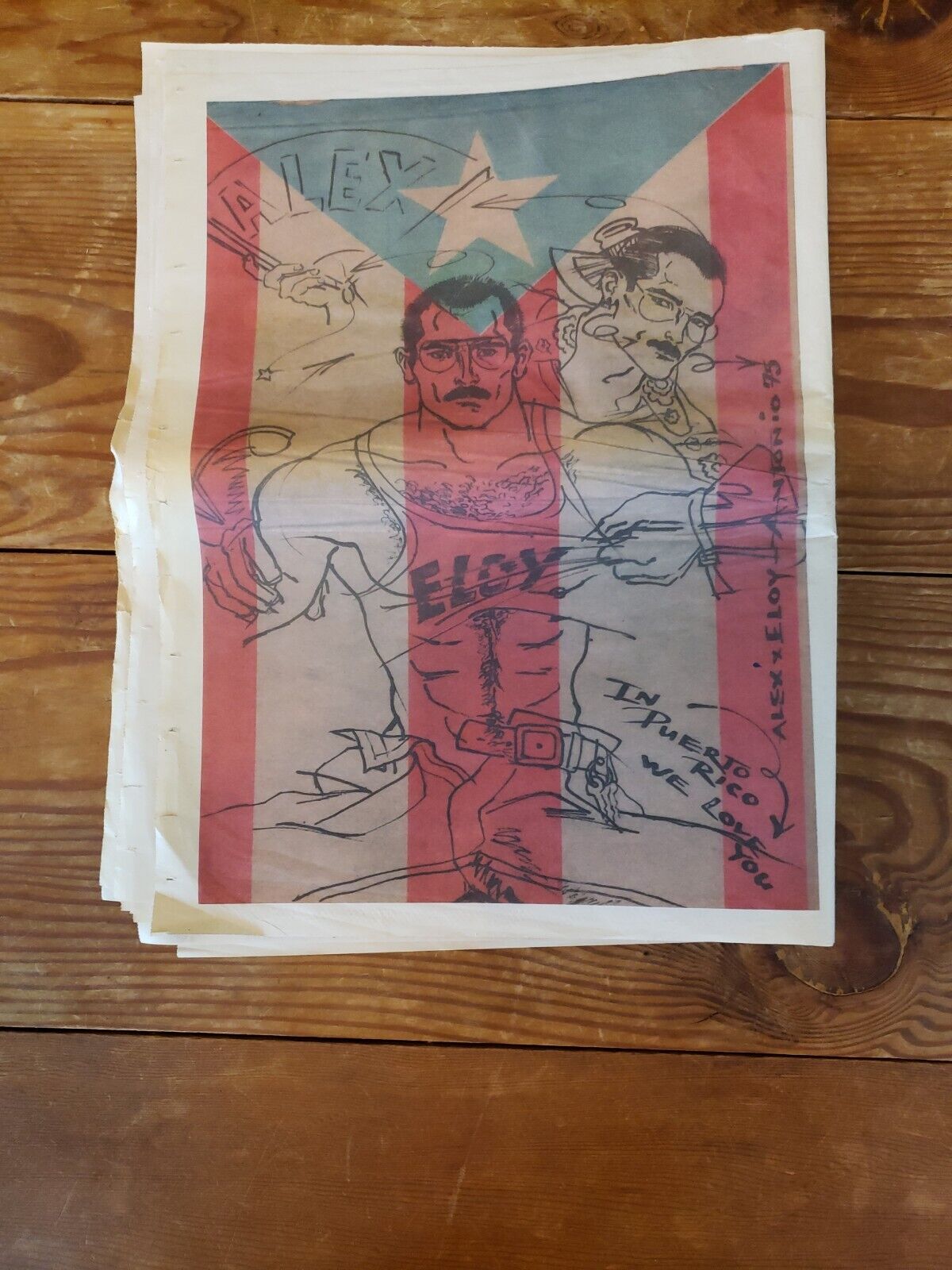 Andy Warhol Interview Magazine August 1975 W/Antonio Lopez Puerto Rico Focus