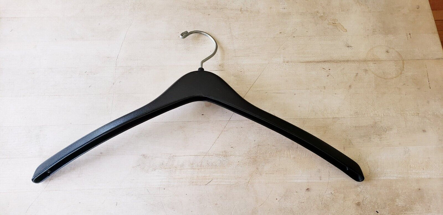 Saint Laurent Paris Hanger Size 17" Black Molded Plastic