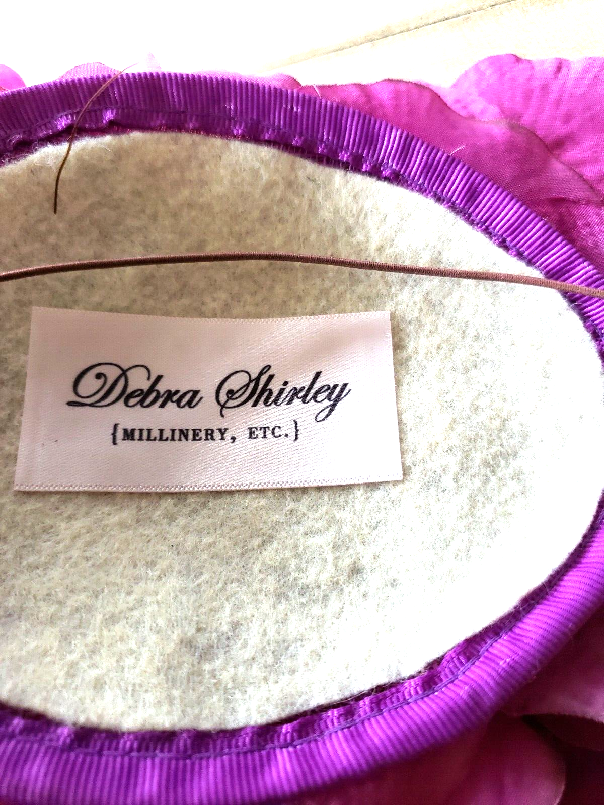 Handmade Floral Fascinator Pink Orchid Flower Hat Headpiece Debra Shirley