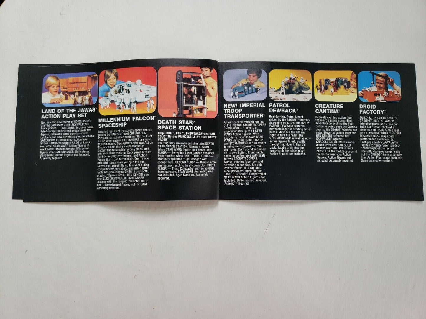 Kenner Vintage Star Wars Mini Catalog Death Star Pamphlet Brochure 1979