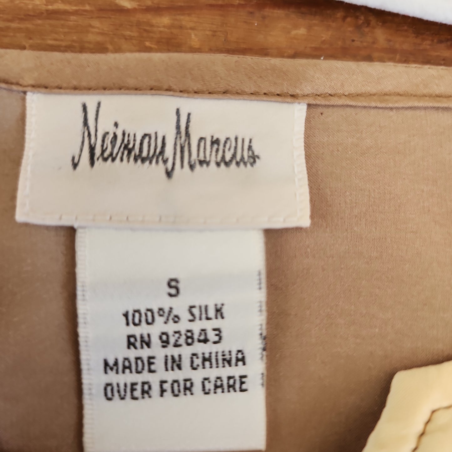 90s Silk Print Tunic Dress with Horse Print by Neiman Marcus