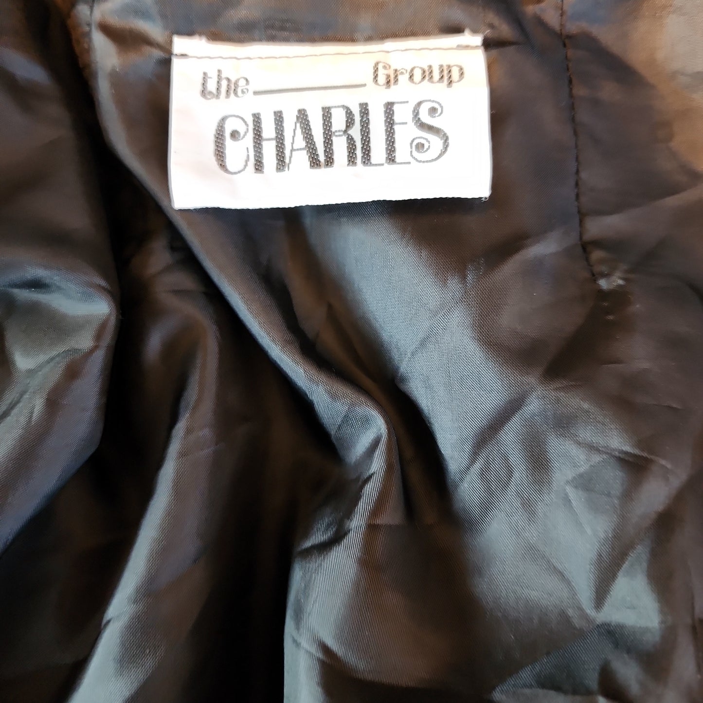 1970s Black Velvet Vest with Button Down Front Medium