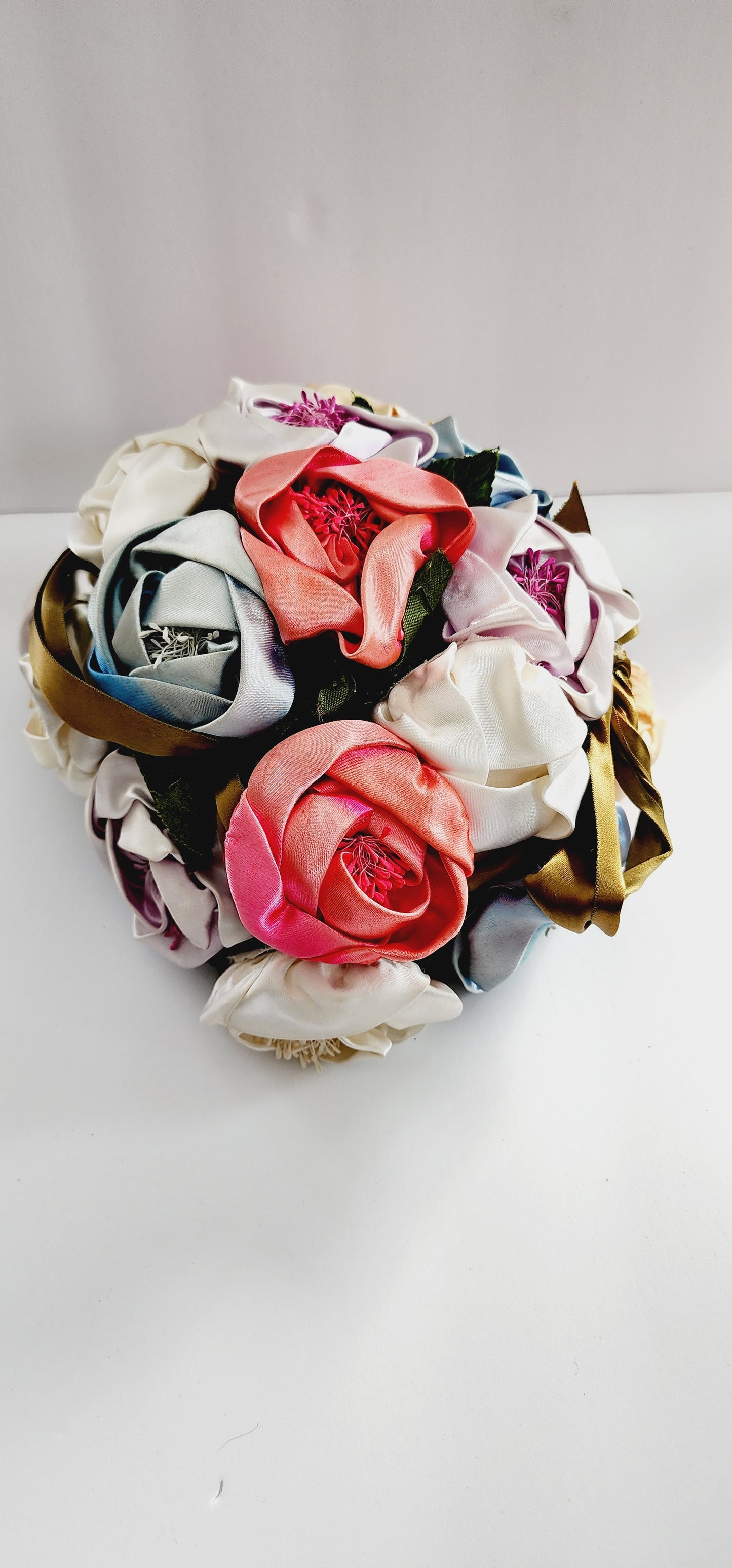 60s Sculpted Flower Hat Multicolored Bouquet Cap by Don Anderson New York