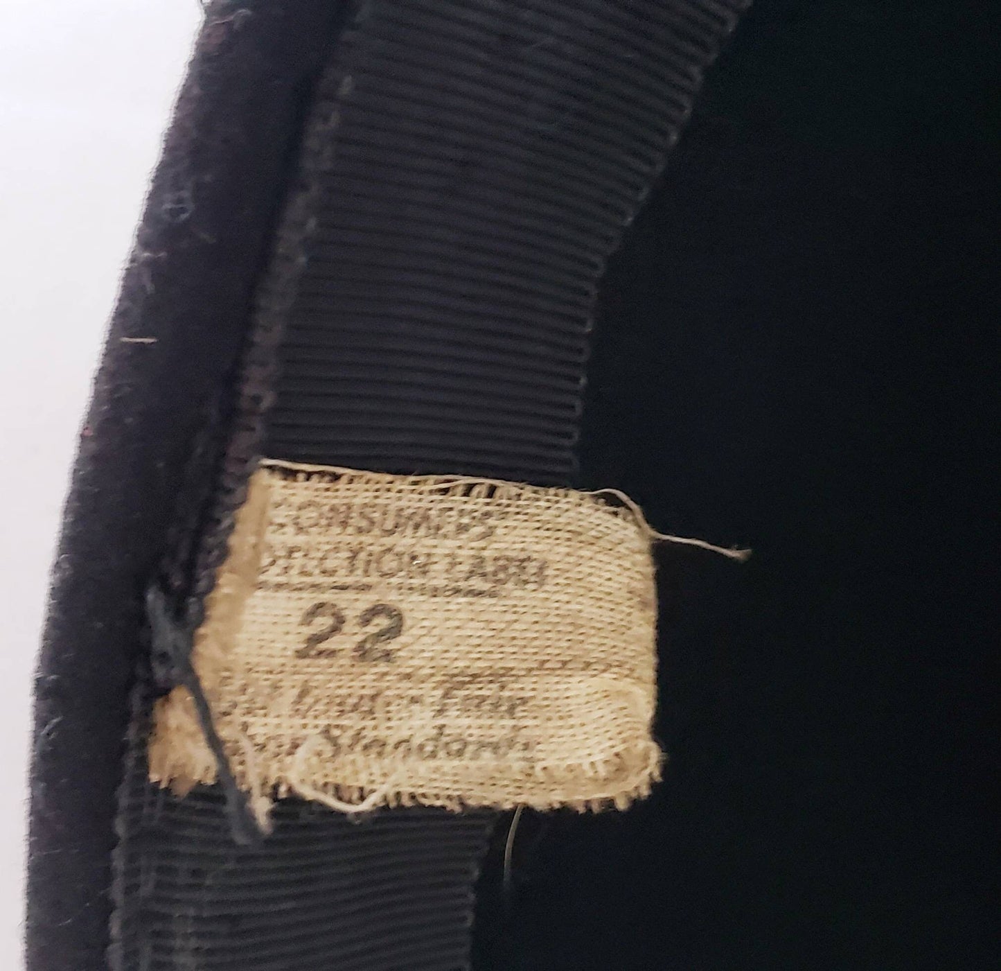 1930s Black Wool Toque Gold Braiding / 30s Art Deco Soft Evening Cocktail Dressy Hat / Erta