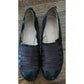 Vintage 1990s Dries Van Noten Shoes Black Leather Ballerina Flats Crisscross Ribbon Straps 39