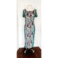 Vintage Tiki Print Dress Reyn Spooner Hawaiian Traditionals / XS