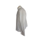 Vintage Issey Miyake Mens Shirt White Linen Button Down Asymmetrical Closure Mandarin Collar