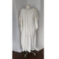 Vintage 70s Amerikan Climax Tent Dress White Cotton Gauze Angel Butterfly Sleeves