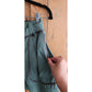 Y2K Dries Van Noten Silk Shorts Cropped Cargo  Blue Green