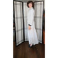 Vintage Issey Miyake Blazer White Crinkled Texture Y2K Med