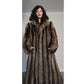 Vintage 1970s Fur Coat Silver Tipped Raccoon Womens Large / Mens Medium