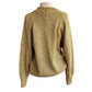 Vintage 80s Metallic Gold Sweater Liz Claiborne