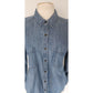 Eileen Fisher Denim Shirt Dark Wash Button Down