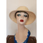 Vintage 1960s Mod Hat Cream Wool Soft Fedora Frank Olive