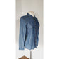 Eileen Fisher Denim Shirt Dark Wash Button Down