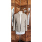Vintage 1970s Bally Blazer Beige Wool Band Collar Jacket Medium