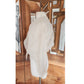 Vintage 90s White Sheer Organza Silk Blouse Tie Front Summer Jacket Victoria March Chicago
