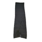Vintage 90s Armani Collezioni Black Silk Scarf Satin Stripe