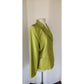 Vintage 2005 Armani Collezioni Blazer Textured Lime Green Jacket Size 16