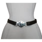 Vintage Archival TOM FORD Y2K Gucci GG Logo Belt Brown Leather Chrome Buckle