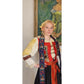 Antique Slovakian Folk Costume COMPLETE Kroj Piesteny Wedding Outfit Blouse Skirt Vest Cap Belt