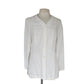 Vintage 90s Blazer White Linen L T Sport / Petite Small