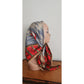 Vintage 40s Silk Scarf Italian Renaissance Painting Venice Port Ships Carpaccio Marshall Field