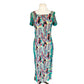Vintage Tiki Print Dress Reyn Spooner Hawaiian Traditionals / XS