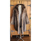 Vintage Fur Coat Silver Tipped Raccoon Hip Length Revillon Boho Style Size Medium SATC