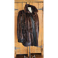 Vintage 70s Brown Mink Fur Jacket Black Suede Lacritz & Picus