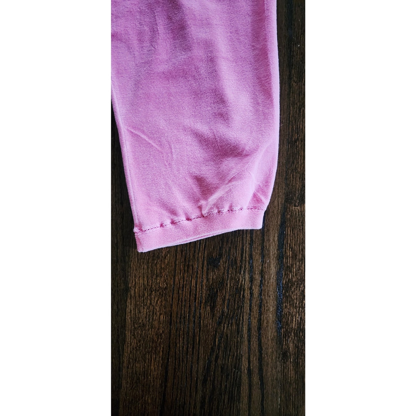 Vintage 1980s Sonia Rykiel Pants Pink Velour Culottes Short Cropped Knee Length