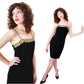 Vintage 90s Bodycon Party Dress Beaded Embroidery Alex Evenings