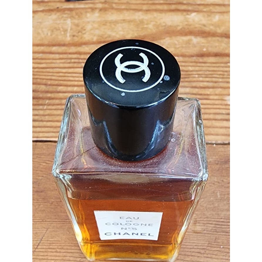Vintage Chanel No 5 Eau de Cologne 4 fl oz - almost full