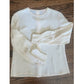 Vintage 80s Brooks Brothers Blouse Cream Silk Shirt Classic Minimalism