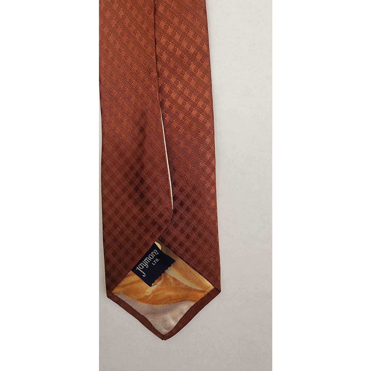 Vintage 40s Mens Necktie Pinup Girl Ballerina Bubbles Brown Pink by Jaymore