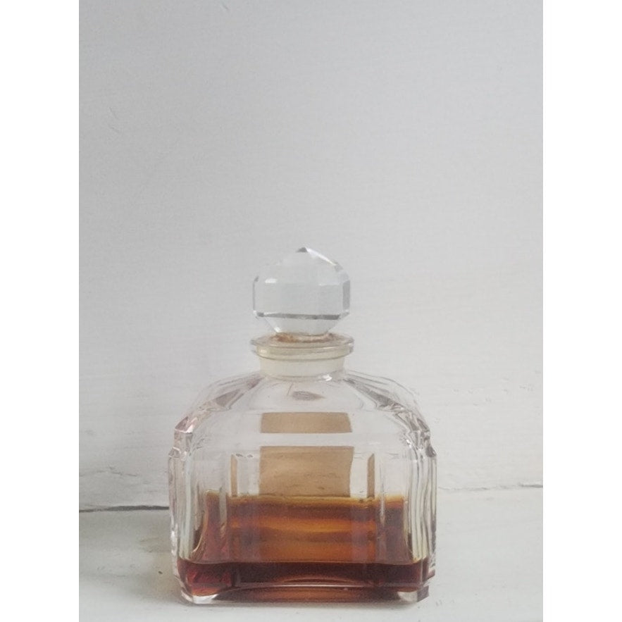 Vintage 1930s Caron Perfume Bottle Bellodgia Baccarat Crystal Extrait Flacon