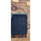 Edwardian Beaded Evening Bag Navy Blue Glass Microbeading