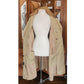 Vintage 80s Lytton's Threadneedle Chicago Mens Beige Trench Rain Coat Belted Wool Collar
