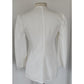 Vintage 1990s GIORGIO ARMANI BLACK LABEL Jacket White Linen Blazer / Medium