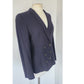 Vintage 1990s Armani Blazer Navy Blue Wool Black Label Borgonuovo / S