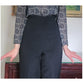 Vintage 90s High Waisted Black Pants Sylvia Heisel / S