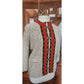 Vintage 1970s Brooks Brothers Cardigan Nordic Clasp Sweater Beige Wool Denmark Danish
