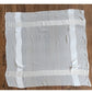 Vintage 50s Christian Dior COLIFICHETS Square Cream Silk Square Rare Museum Archive Piece