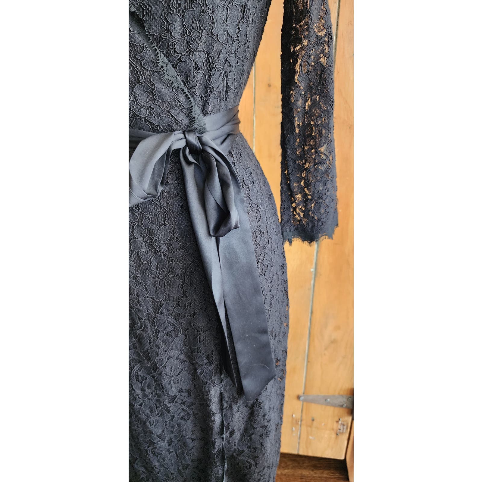 Diane von Furstenberg Julianna Lace Wrap Maxi Dress in Black Diane von Furstenberg Julianna Lace Wrap Maxi Dress in Black