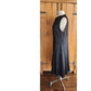 Vintage Y2K Anett Rostel Black Dress Micropleating